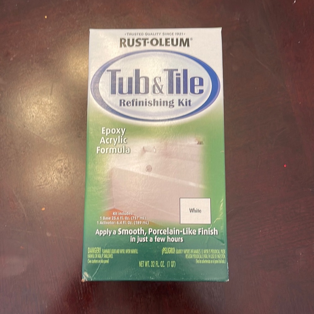 SOLD!!Rust-Oleum 372418 Tub & Tile Refinishing Kit